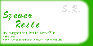 szever reile business card